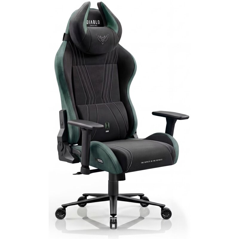 Fotel gamingowy DIABLO CHAIRS X-Horn 2.0 Normal Size Czarno-zielony