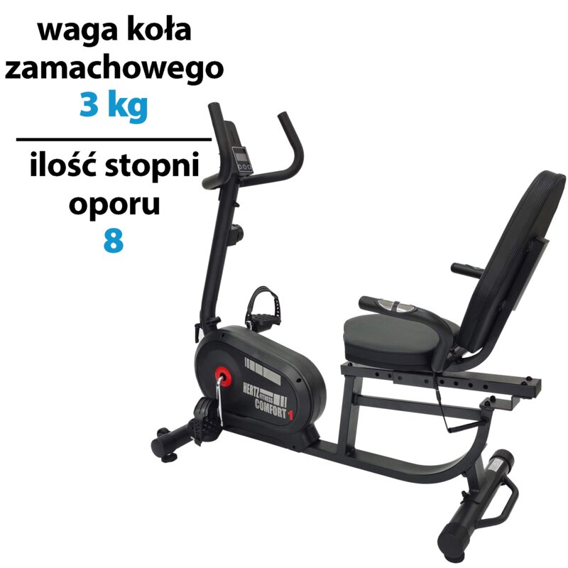 Rower magnetyczny HERTZ Comfort 1 Czarny