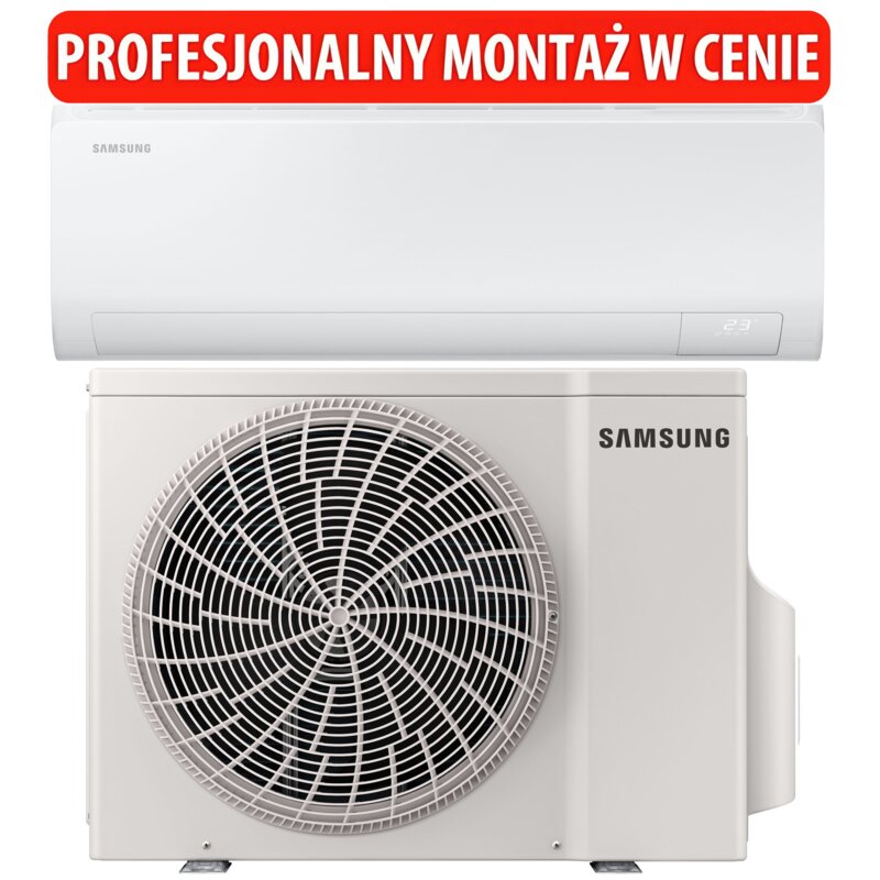 Klimatyzator Split, Pompa ciepła powietrze - powietrze SAMSUNG Cebu S2 AR50F09C1AHNEU AR50F09C1AHXEU z usługą montażu