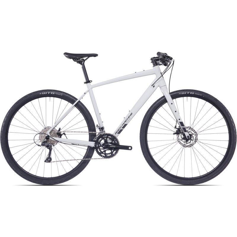 Rower gravel ROCK MACHINE Lukk 20 Flat Bar U20 28 cali Szary mat