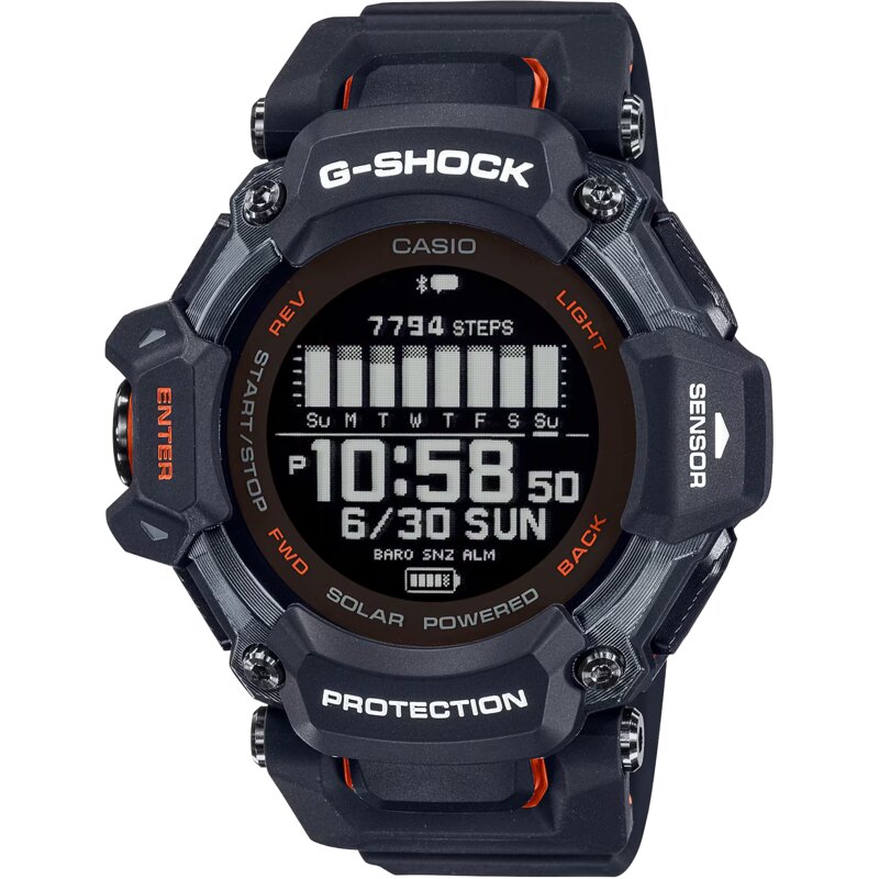 Zegarek sportowy CASIO G-Shock G-Squad GBD-H2000-1AER Czarny