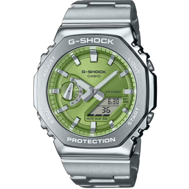 Zegarek CASIO G-Shock Octagon GM-2110D-3AER Srebrny