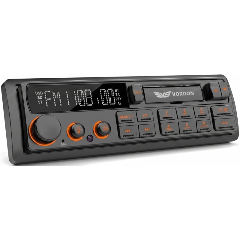 Radio samochodowe VORDON CL-420 Retro Bluetooth Pilot