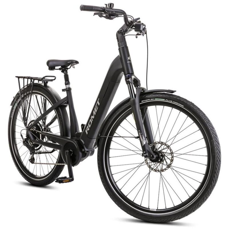 Rower elektryczny ROMET E-Modeco URB 2.0 U17 28 cali Czarno-grafitowy