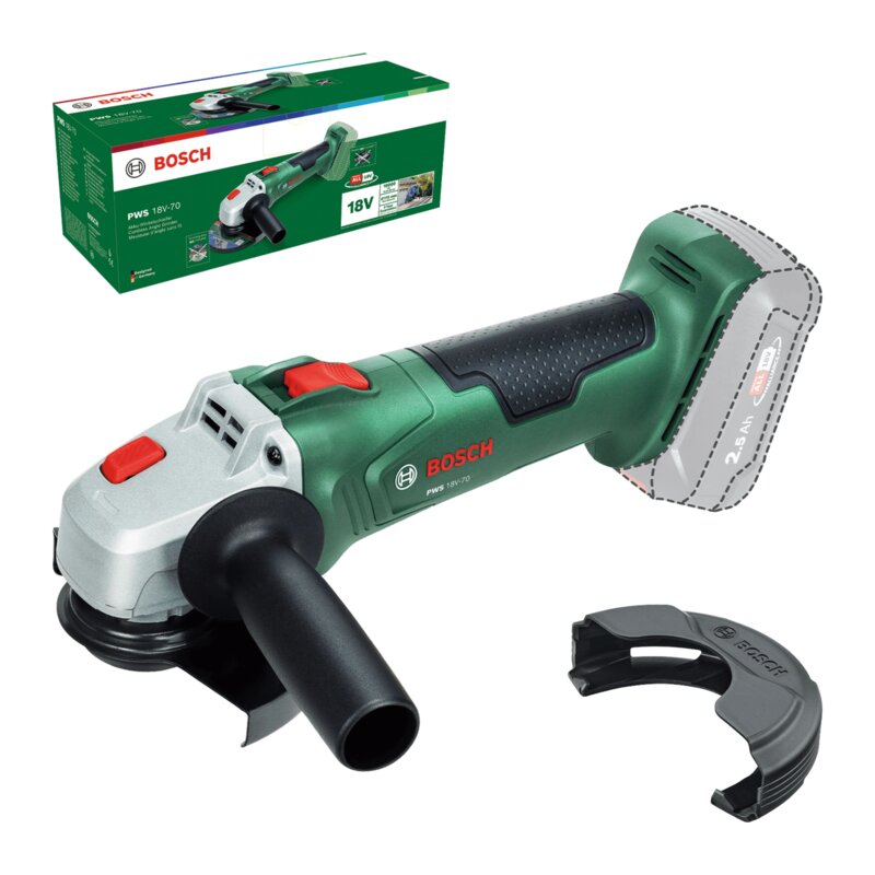 Szlifierka kątowa akumulatorowa BOSCH PWS 18V-70 06033E6000 SOLO