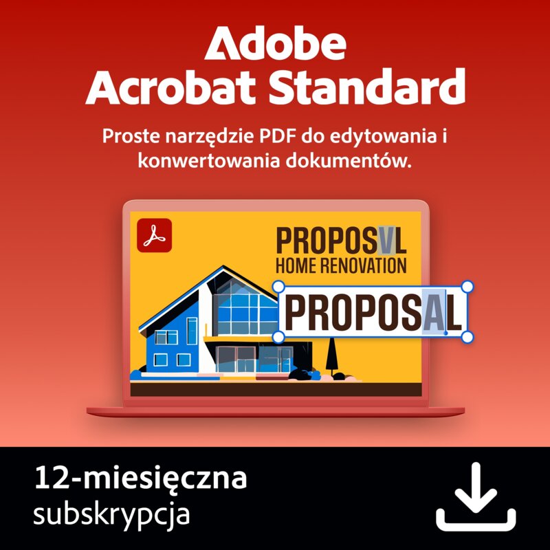 Kod aktywacyjny ADOBE Acrobat Standard
