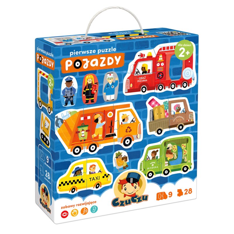 Puzzle CZUCZU Pierwsze puzzle Pojazdy (28 elementów)