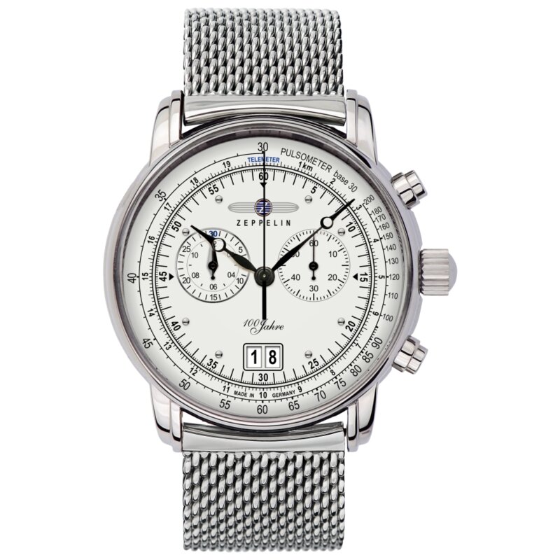 Zegarek ZEPPELIN 100 Jahre 7690M-1 Srebrny