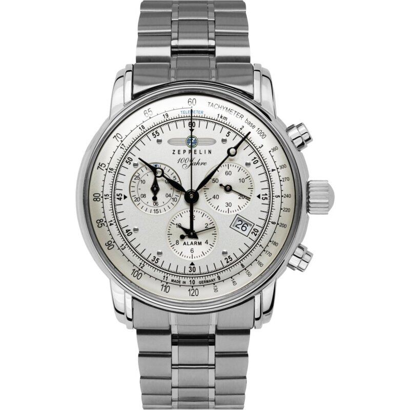 Zegarek ZEPPELIN 100 Jahre 7680MB-1 Srebrny