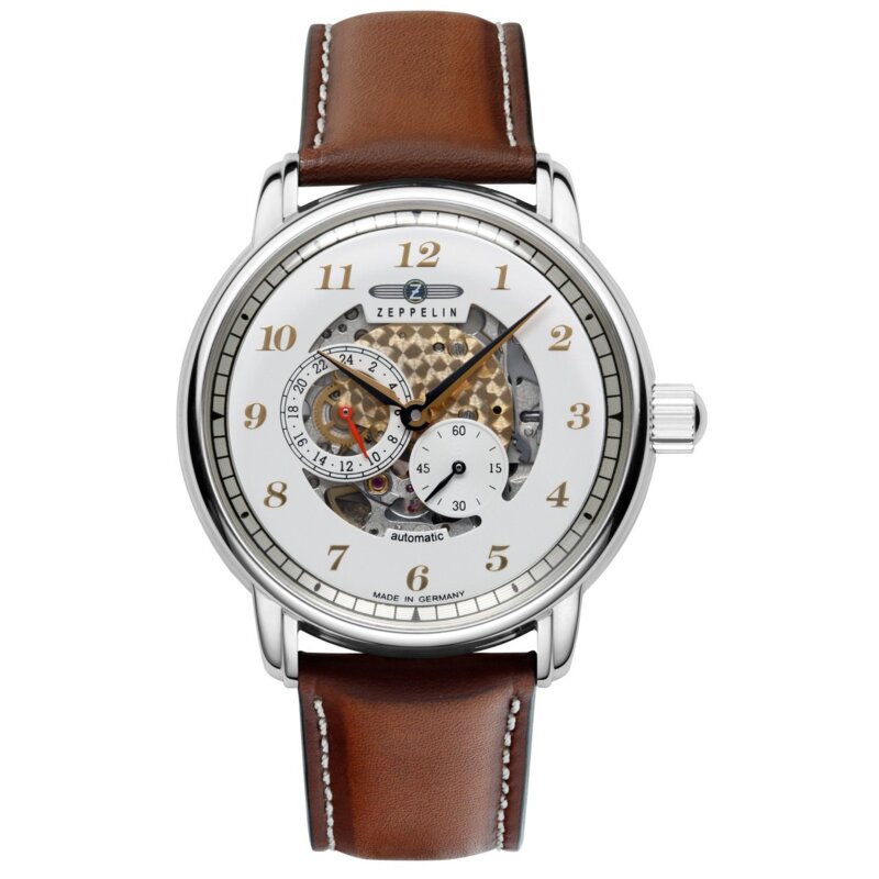 Zegarek ZEPPELIN New Captain's Line 8658-1 Srebrny