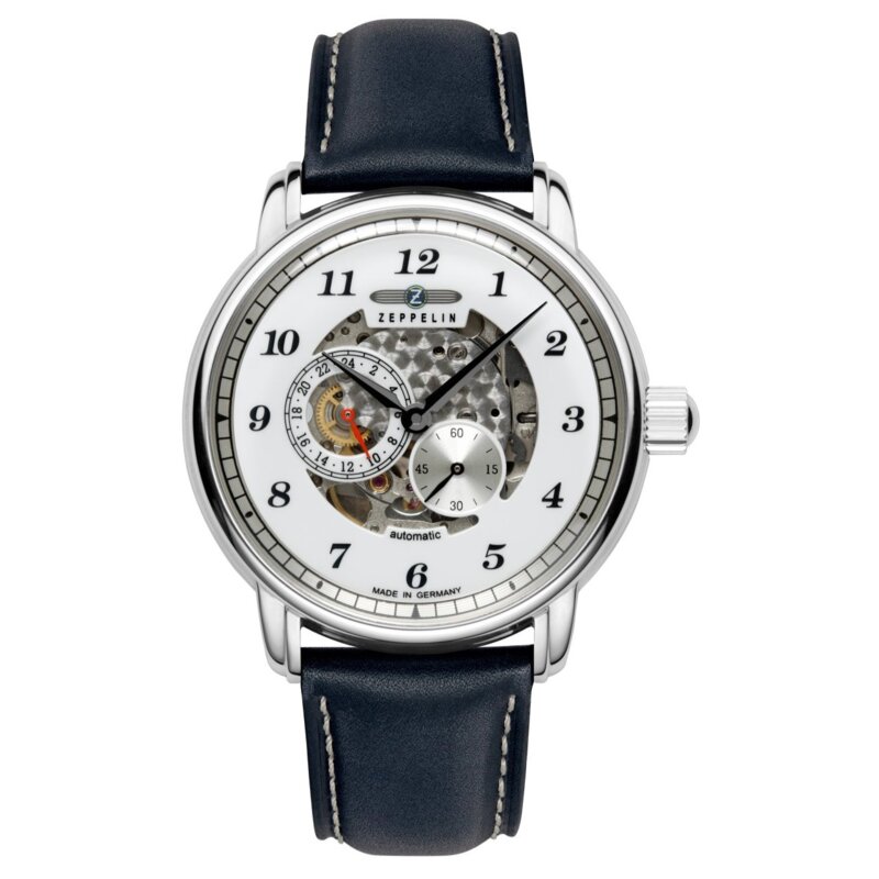 Zegarek ZEPPELIN New Captain's Line 8658-3 Srebrny