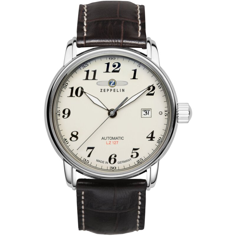 Zegarek ZEPPELIN LZ 127 Graf Zeppelin 7656-5 Srebrny