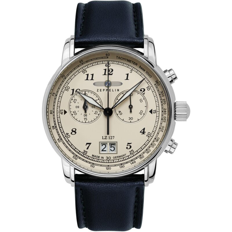 Zegarek ZEPPELIN LZ 127 Graf Zeppelin 8684-1 Srebrny