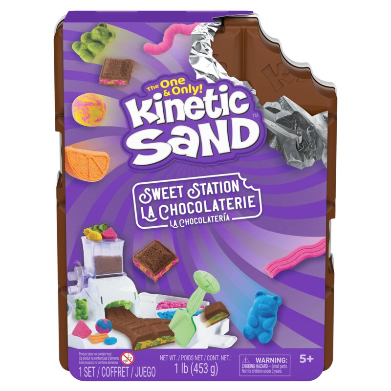 Piasek kinetyczny SPIN MASTER Kinetic Sand Zestaw Wytwórnia Słodyczy 6075652