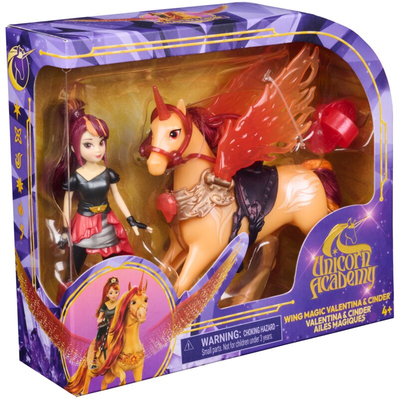 Lalka SPIN MASTER Unicorn Academy Valentina Płomyk i Jednorożec 6076942