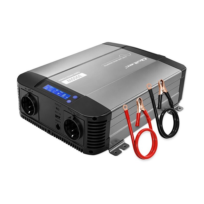 Przetwornica QOLTEC PS Wave 52690 12V na 230V 1500W/3000W Czysta sinusoida