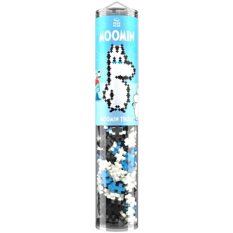Klocki plastikowe PLUS-PLUS Puzzle by Number Muminki Muminek 014-4390