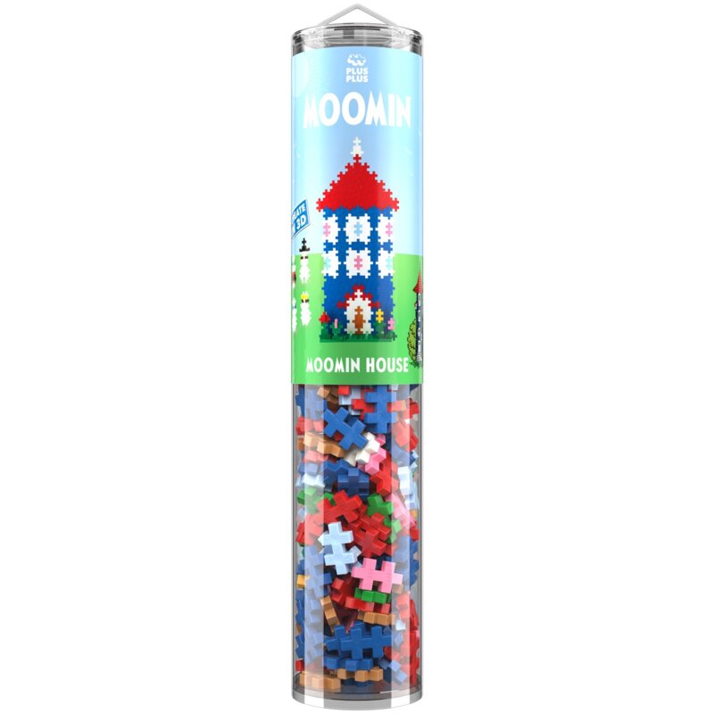 Klocki plastikowe PLUS-PLUS Puzzle by Number Dom Muminków 014-4411