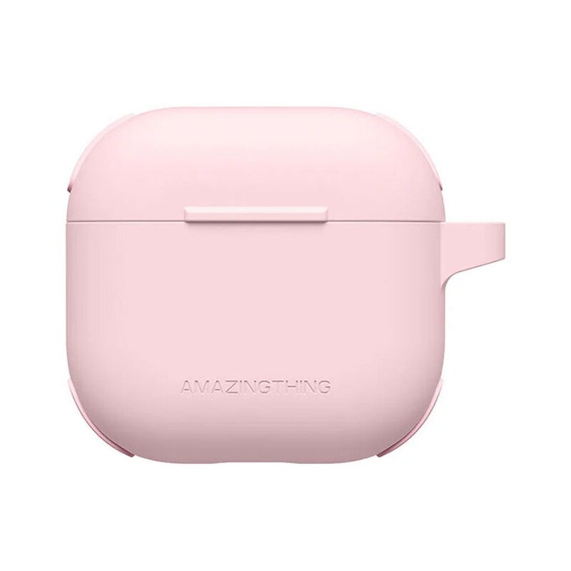 Etui na słuchawki AMAZINGTHING Omni Case do Apple Airpods 4 Różowy