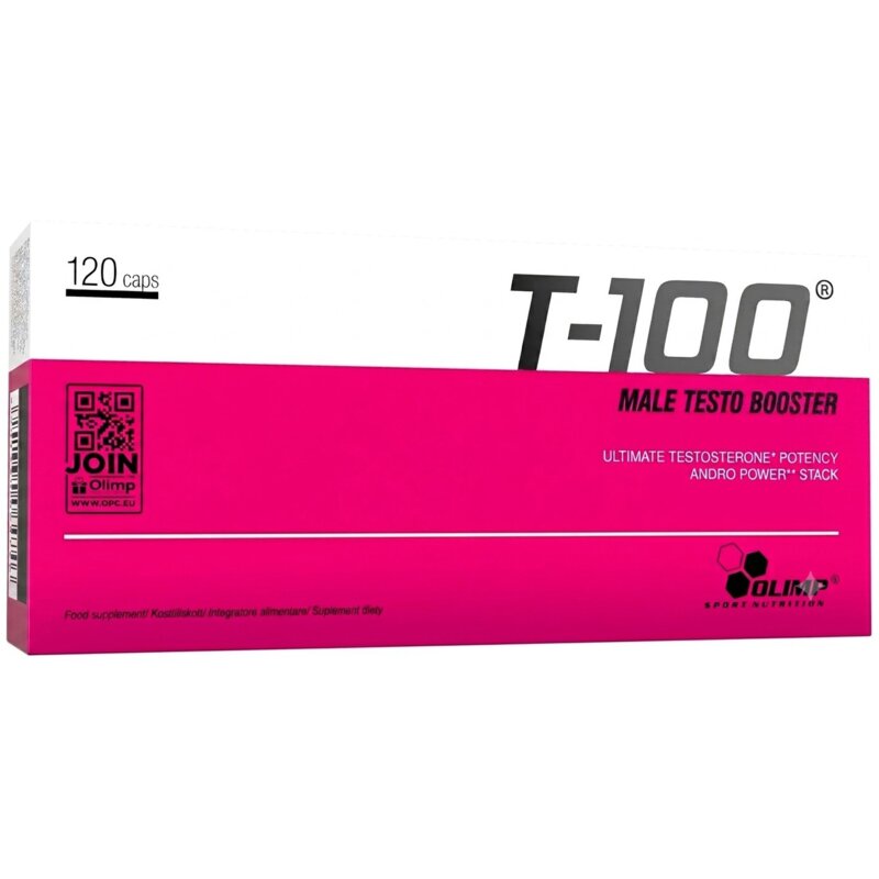 Booster testosteronu OLIMP T-100 (120 kapsułek)