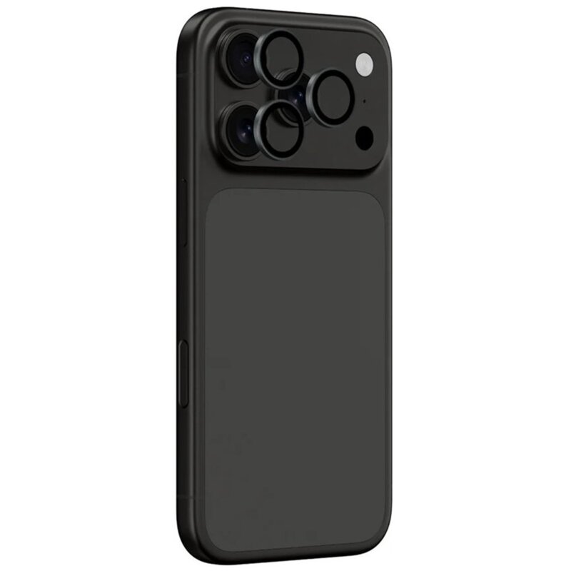 Nakładka na obiektyw AMAZINGTHING Sapphire do Apple iPhone 17 Pro/Pro Max Szary