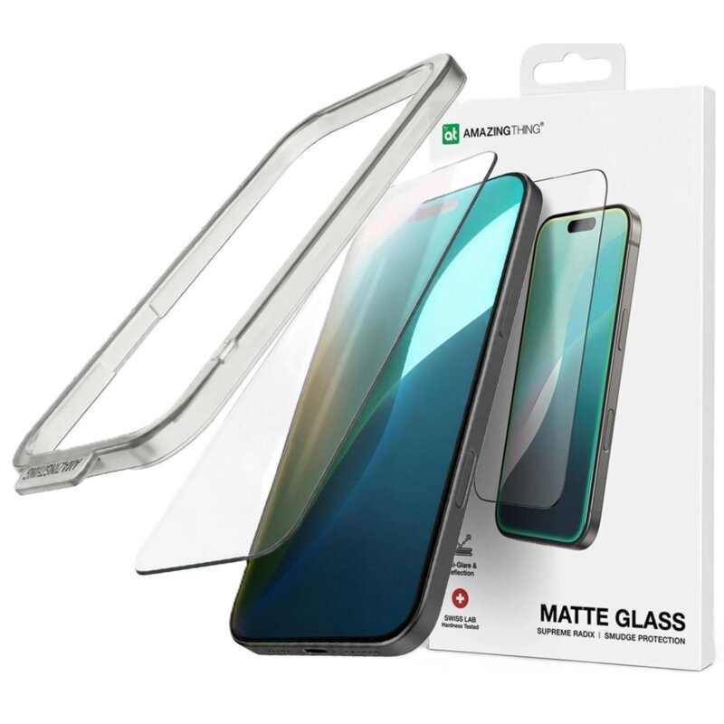 Szkło hartowane AMAZINGTHING Radix Matte do Apple iPhone 17