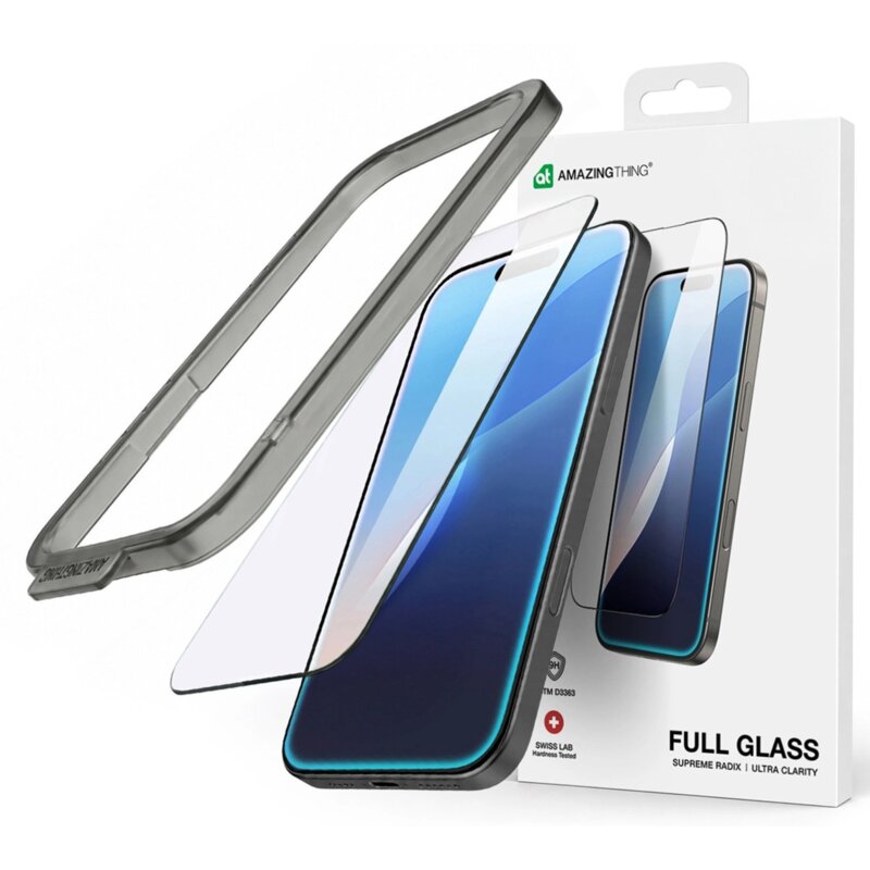 Szkło hartowane AMAZINGTHING Titan Full FusionFilter 7 do Apple iPhone 17 Pro Max