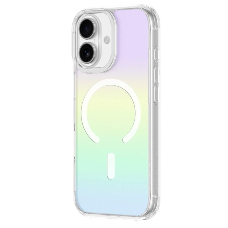AmazingThing Minimal Mag iPhone 17 kompatybilne z MagSafe tęczowe