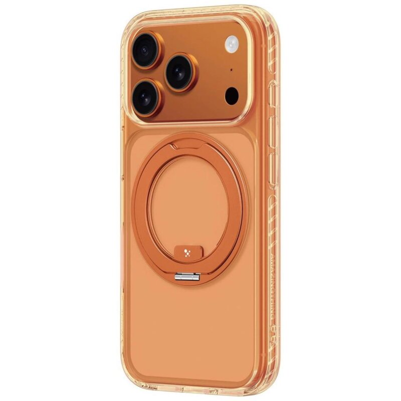 Etui AMAZINGTHING Titan Pro Spin MagSafe do Apple iPhone 17 Pro Max Pomarańczowy