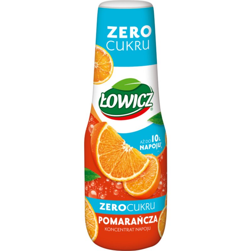 Syrop do herbaty ŁOWICZ Pomarańcza Zero Cukru 400 ml