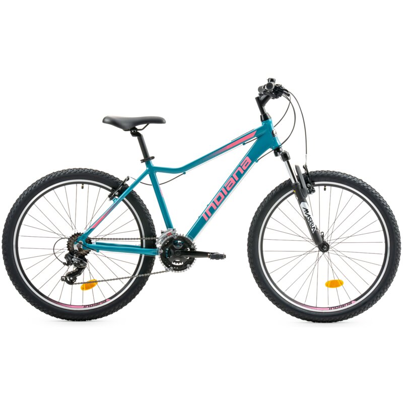 Rower górski MTB INDIANA X-Pulser 1.6 D15 26 cali damski Lazurowo-różowy