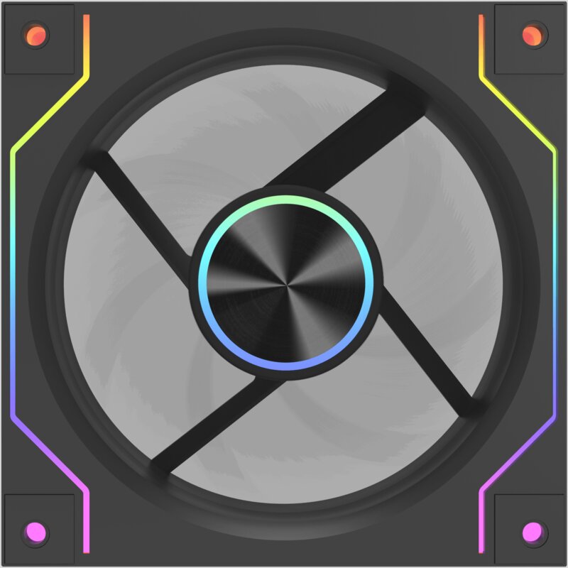 Wentylator DARKFLASH DM20 Line Czarny