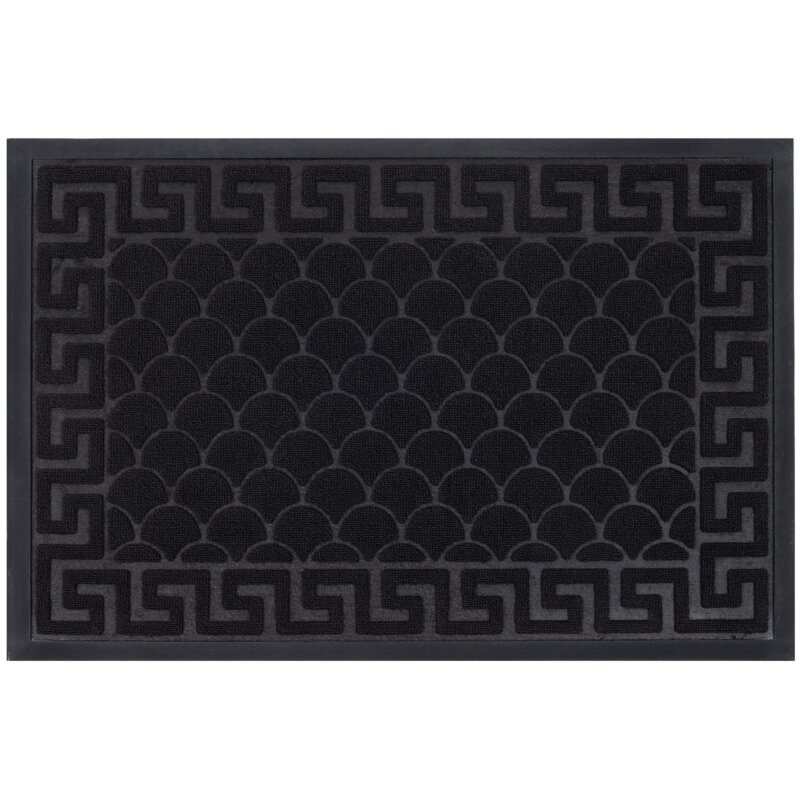 Wycieraczka MULTIDECOR Tivoli bordiur grecki Czarny 60 x 90 cm