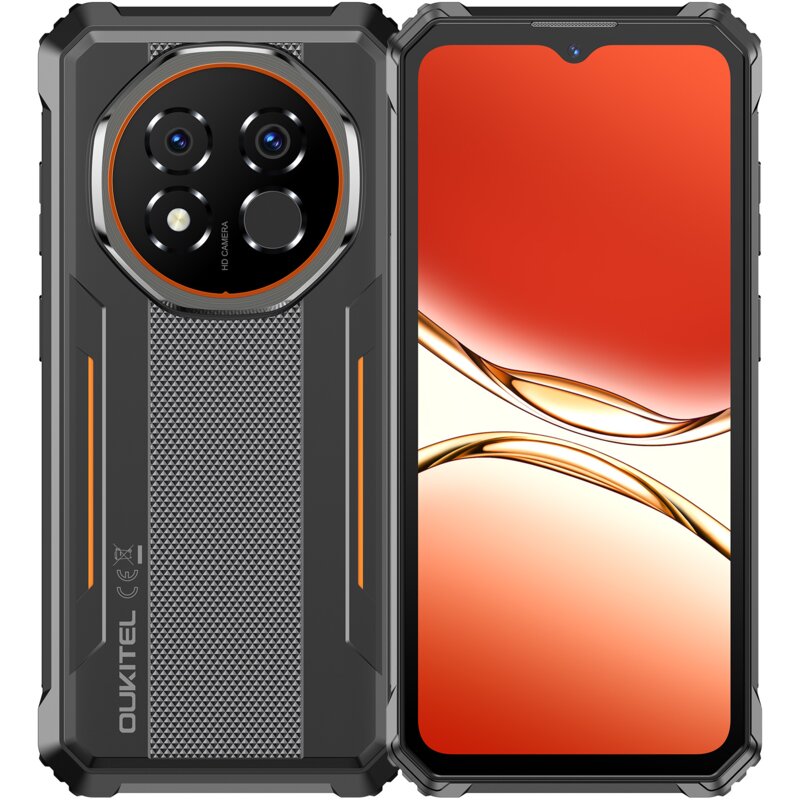 Smartfon OUKITEL G6 8/256GB 6.52" 90Hz Pomarańczowy