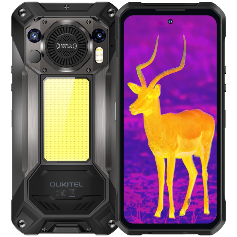 Smartfon OUKITEL WP61 Ultra Thermal 5G 12/512GB 6.78" 120Hz Czarny