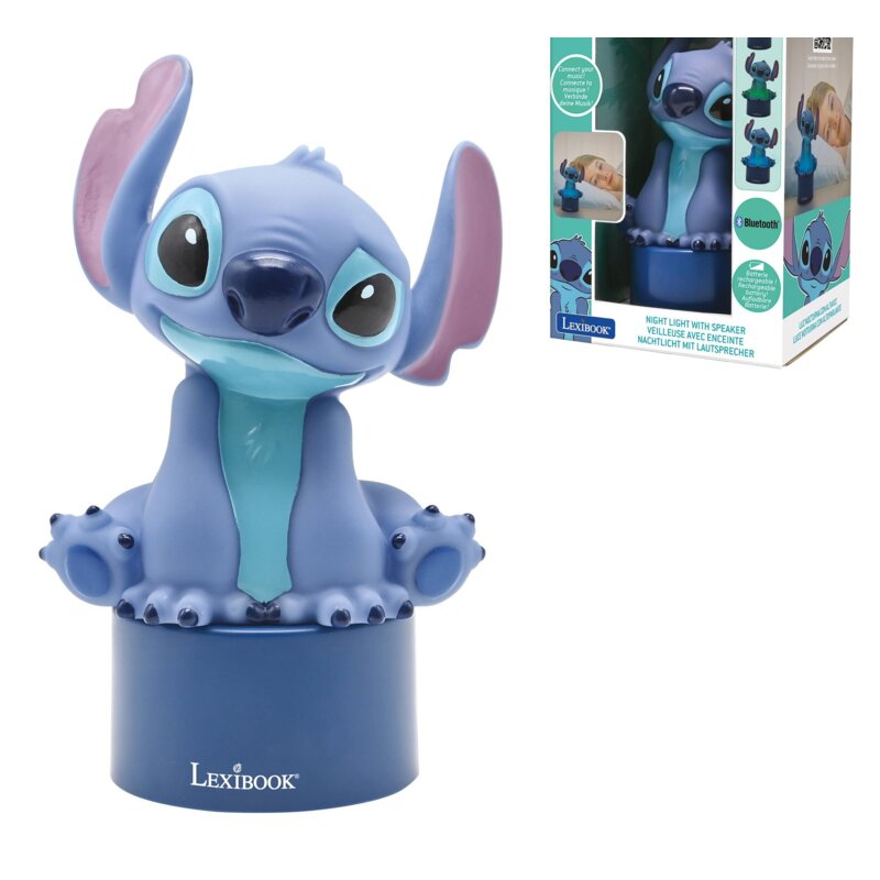 Zabawka lampka nocna z głośnikiem LEXIBOOK Disney Stitch NS02D