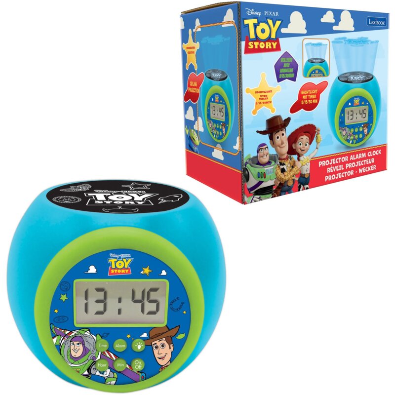 Zabawka budzik z projektorem LEXIBOOK Disney Toy Story RL977TS