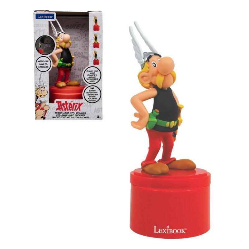 Zabawka lampka nocna z głośnikiem LEXIBOOK Asterix NS02AX