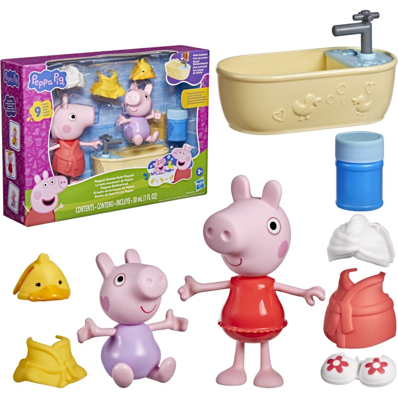 Zestaw figurek HASBRO Świnka Peppa Kąpiel z bąbelkami G21845X0