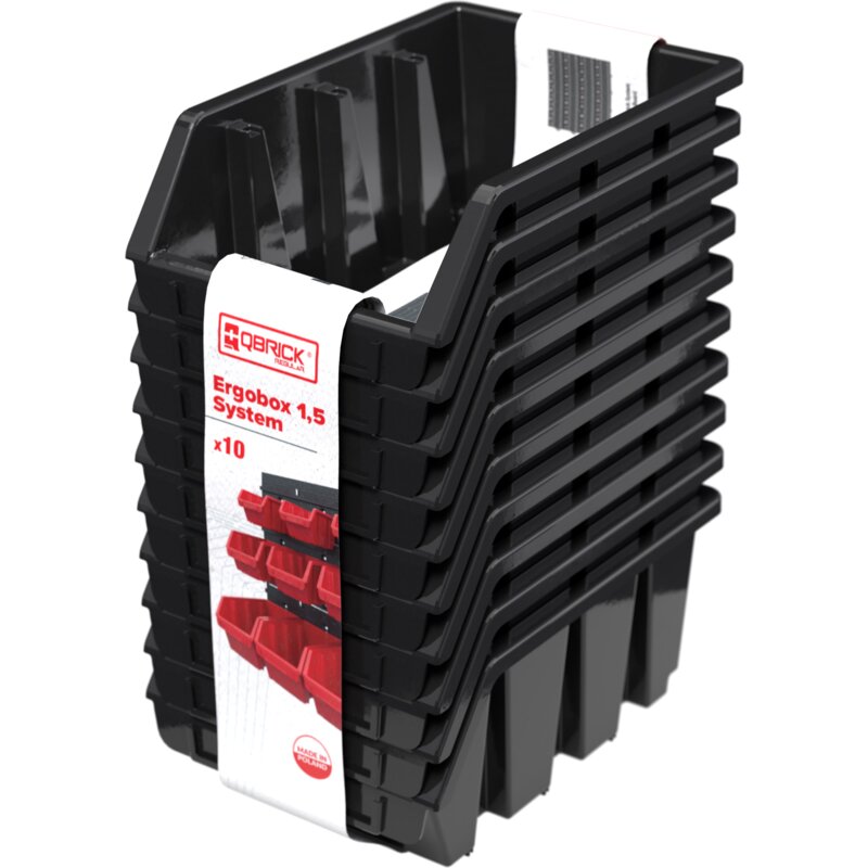 Zestaw pojemników QBRICK Regular Ergobox 1.5 System (10 szt.)