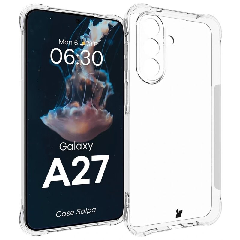 Etui BIZON Salpa do Samsung Galaxy A27 Przezroczysty