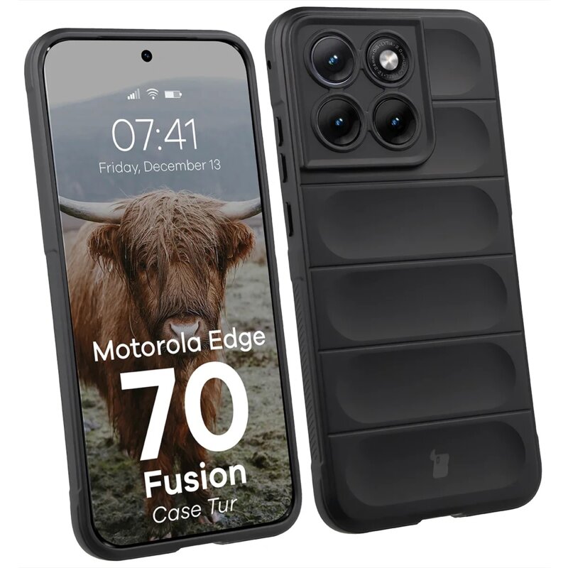 Etui BIZON Tur do Motorola Edge 70 Fusion Czarny
