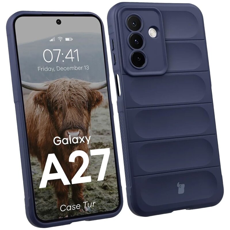 Bizon Case Tur do Galaxy A27 5G Granatowy