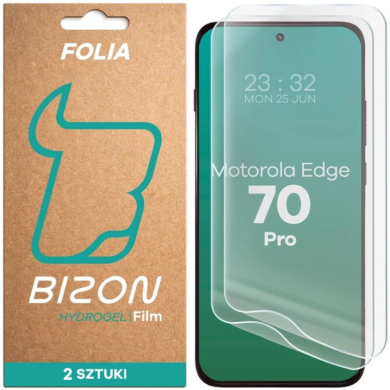 Folia hydrożelowa BIZON Film Hydrogel Front Duo do Motorola Edge 70 Pro (2 szt.)