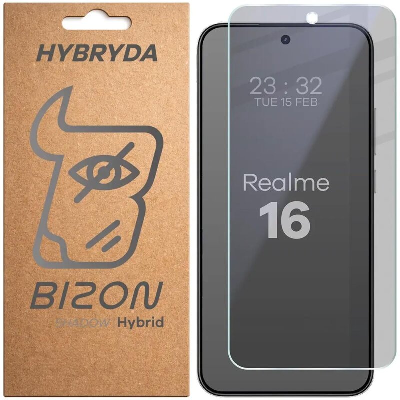 Szkło hartowane BIZON Hybrid Shadow do Realme 16 5G