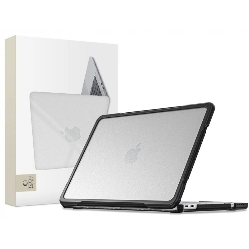 Etui na laptopa TECH-PROTECT Velar do Apple Macbook Neo 13 2026 Przezroczyto-czarny