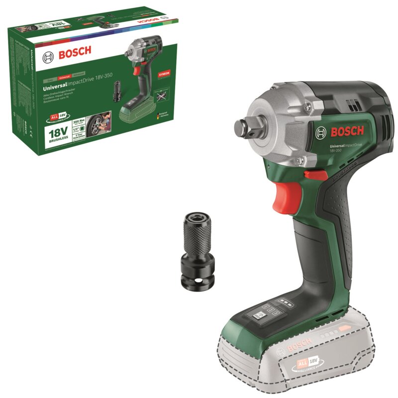 Zakrętarka udarowa BOSCH UniversalImpactDrive 18V-350 Solo 0603980304