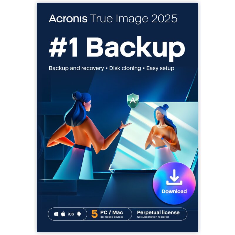 Kod aktywacyjny ACRONIS True Image 2025 5 URZĄDZEŃ