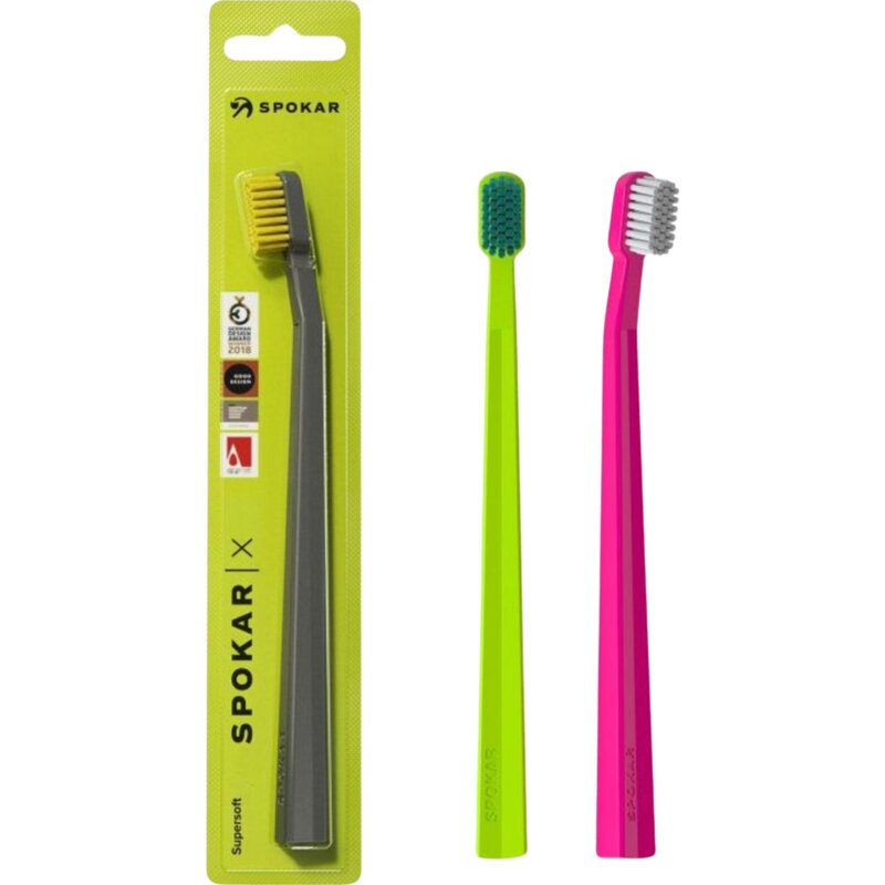 Szczoteczka do zębów SPOKAR X Premium 3500 SuperSoft Wielokolorowy