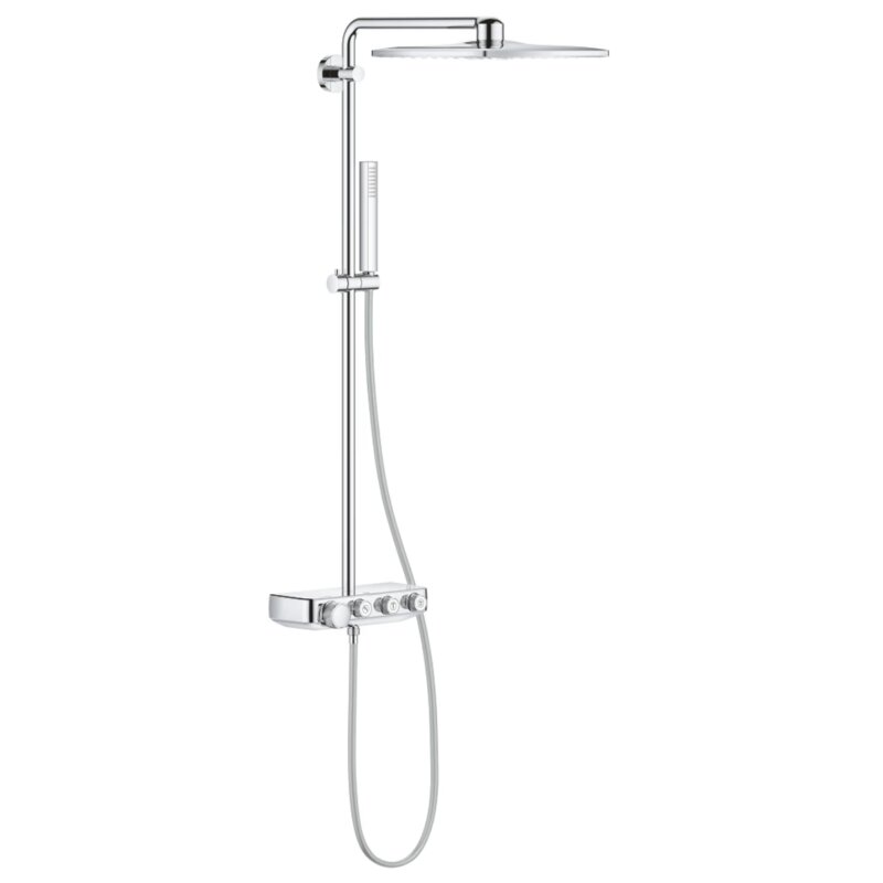 Zestaw prysznicowy natynkowy GROHE Euphoria SmartControl System 310 Cube 26508000 z deszczownicą Chrom